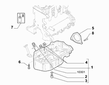 10102-010 OIL CAP AND FLOOR PANEL COVER