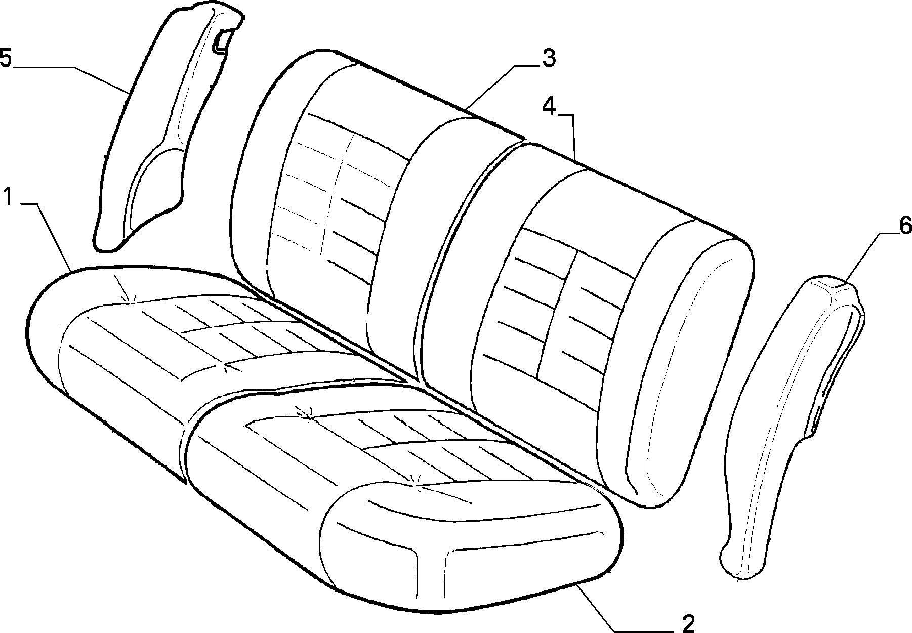 70615/02 REAR SEAT LINING
