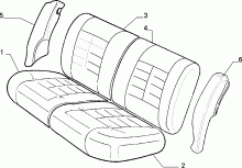 70615/03 REAR SEAT LINING