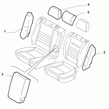 70615/10 REAR SEAT LINING