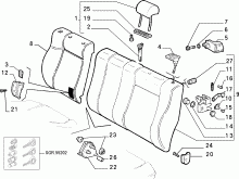 70613/01 REAR SEAT