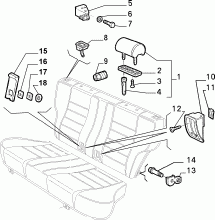 70613/00 REAR SEAT