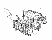 10255-010 INTAKE MANIFOLD AND BUTTERFLY CLIPS