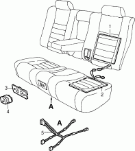 70613/00 REAR SEAT 