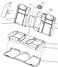 70613-005 REAR SEATS