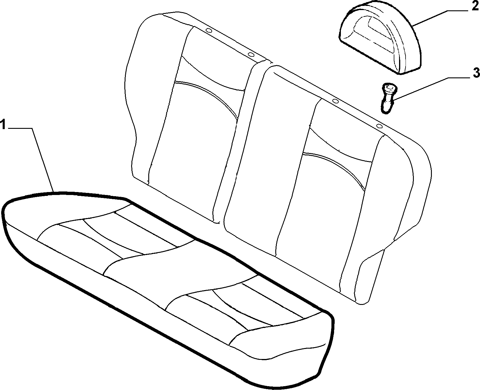 70615/01 REAR SEAT LINING