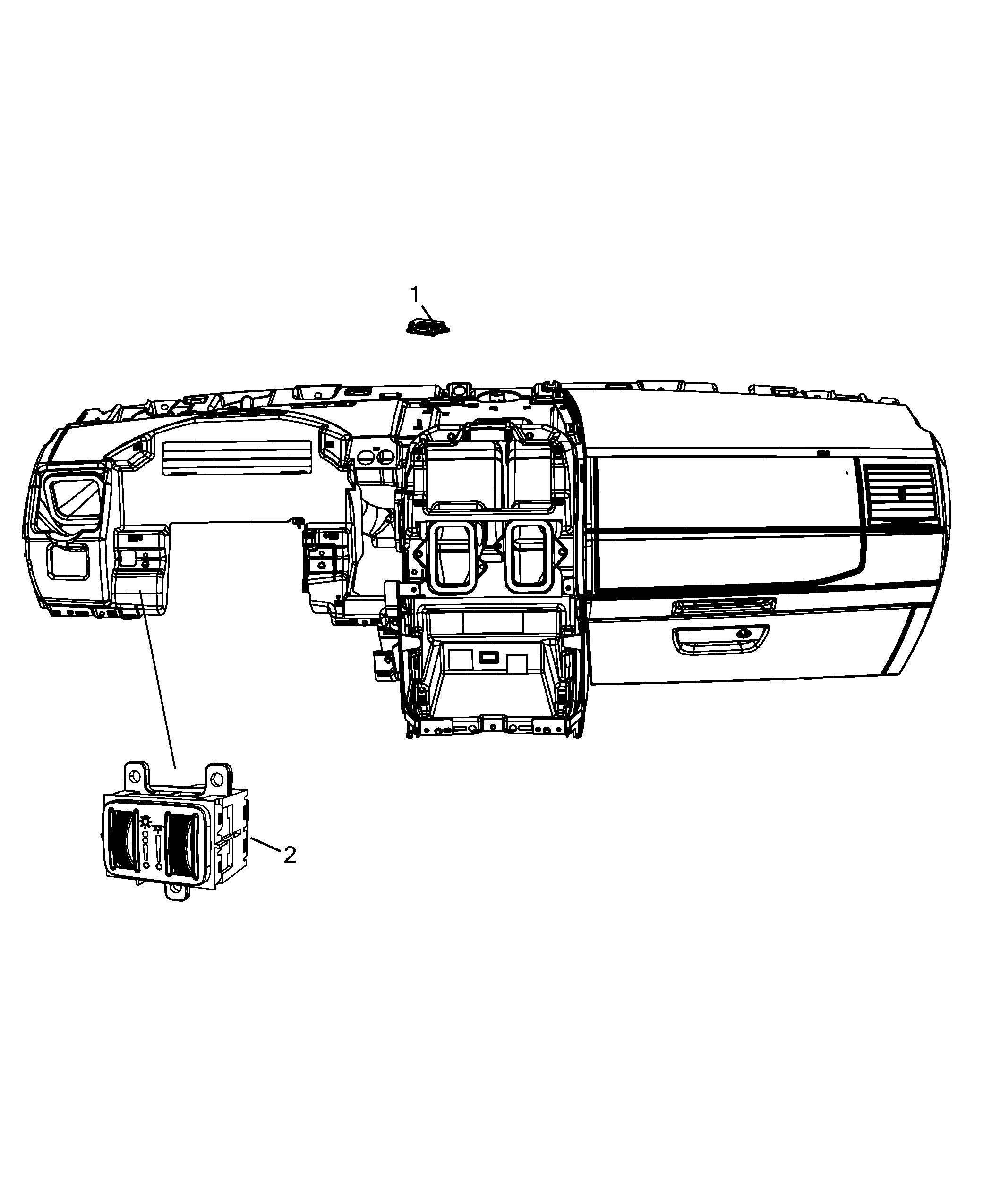 55503-020 DASHBOARD SWITCH