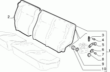 70613/01 REAR SEAT