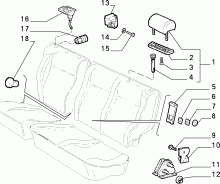 70613/01 REAR SEAT