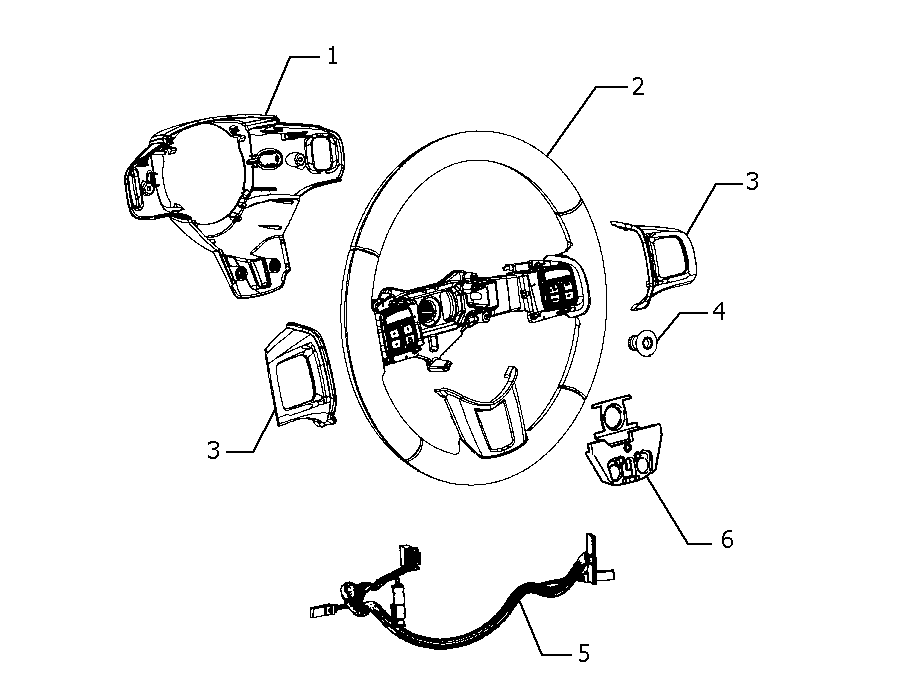 41201-010 STEERING WHEEL