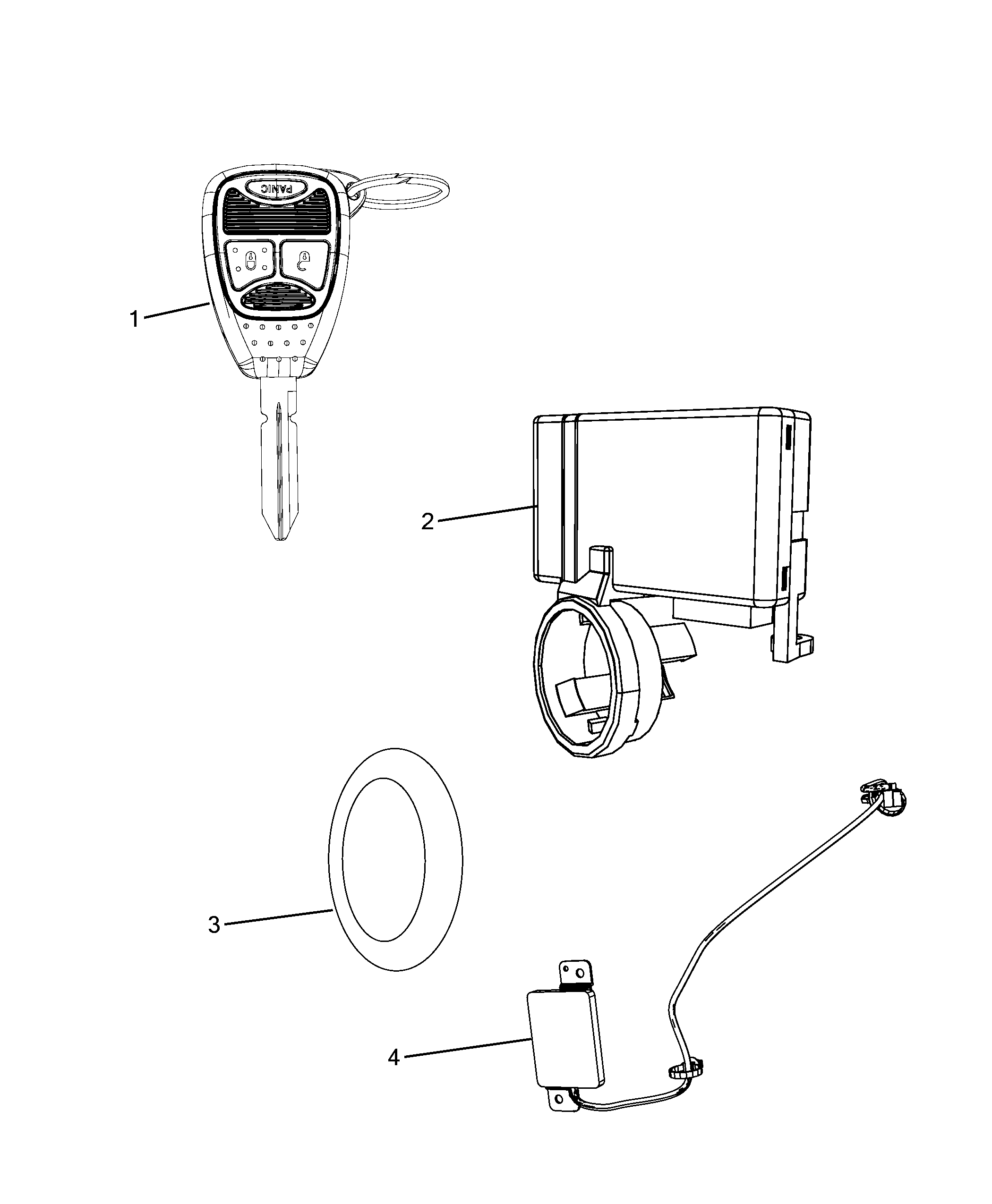 55202-020 KEY KIT AND OPENING SYSTEM