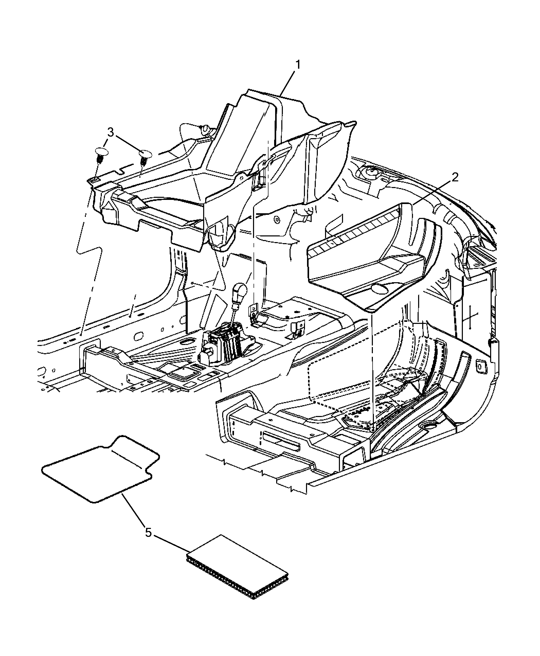 70521-010 PASSENGER SIDE MATS