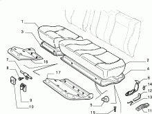 70613/01 REAR SEAT