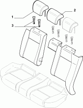 70613/01 REAR SEAT
