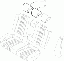 70615/01 REAR SEAT LINING
