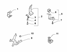 41207-040 HYDRAULIC SYSTEM CLAMPS