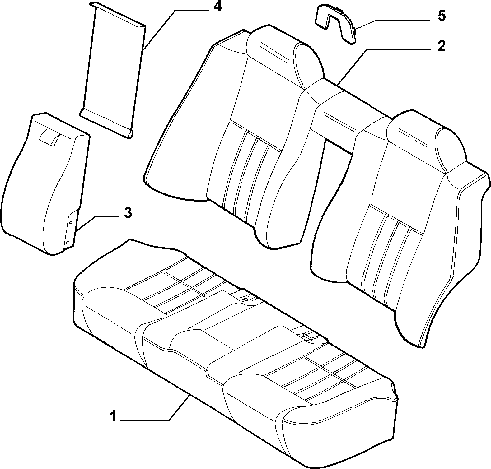 70615/02 REAR SEAT LINING