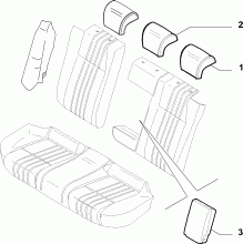 70615/01 REAR SEAT LINING