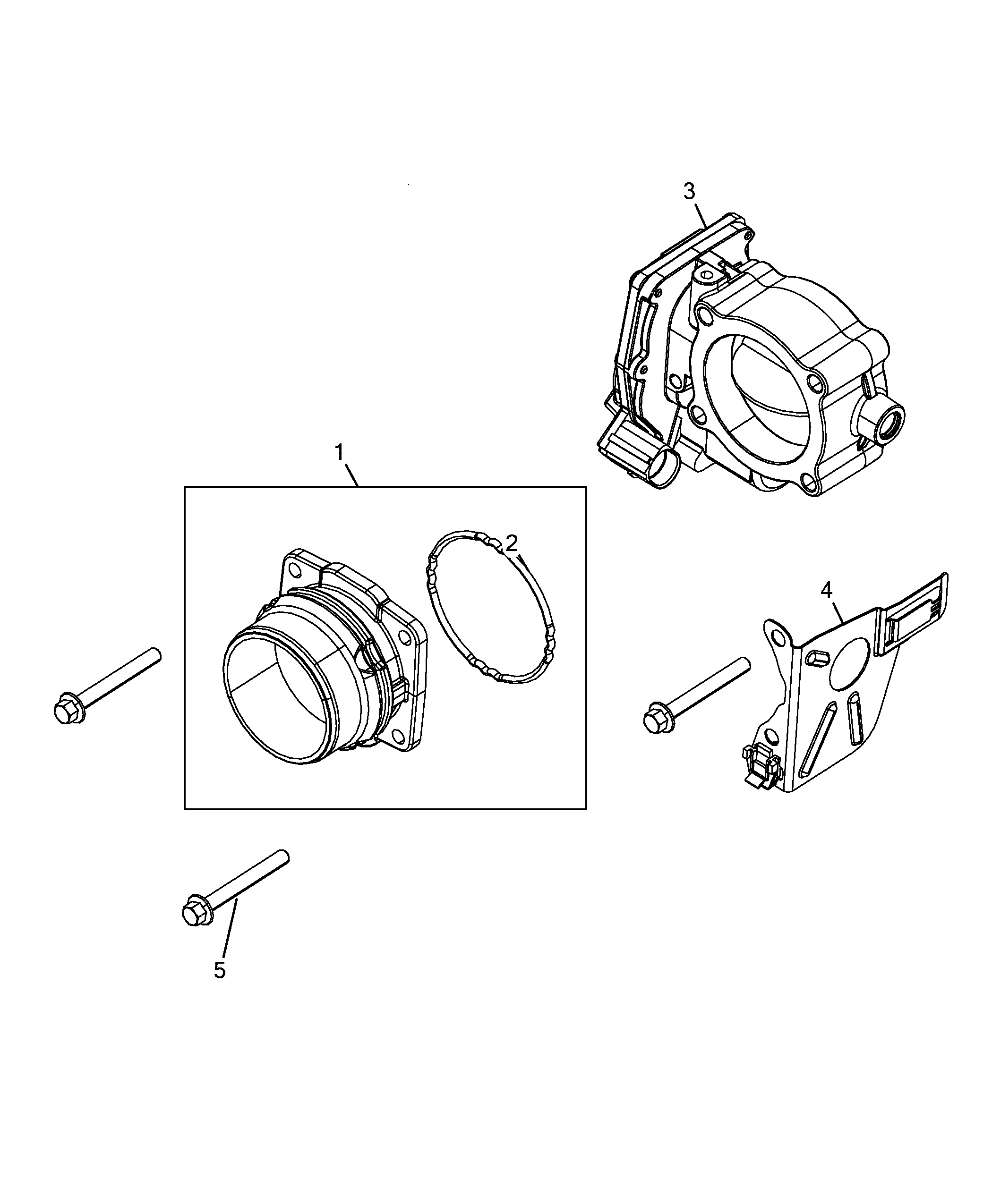10255-010 INTAKE MANIFOLD AND BUTTERFLY CLIPS