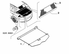 70523-070 PARCEL SHELF