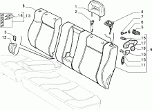 70613/01 REAR SEAT