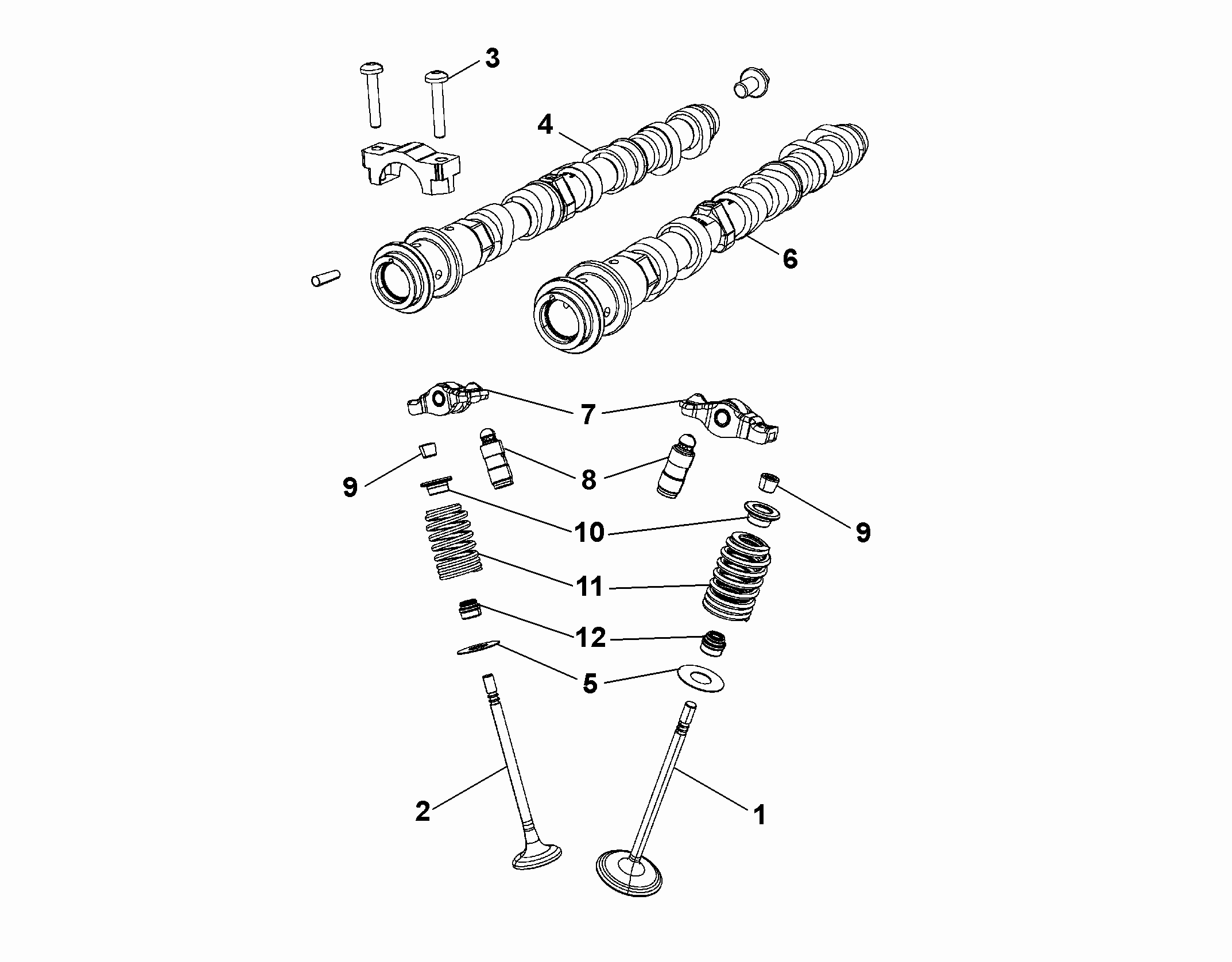 10107-010 CRANKSHAFT AND GEAR TIMING SYSTEM