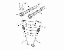 10107-010 CRANKSHAFT AND GEAR TIMING SYSTEM