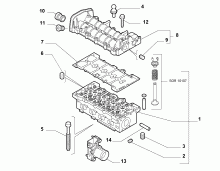 10101-020 CYLINDER HEAD AND GASKETS
