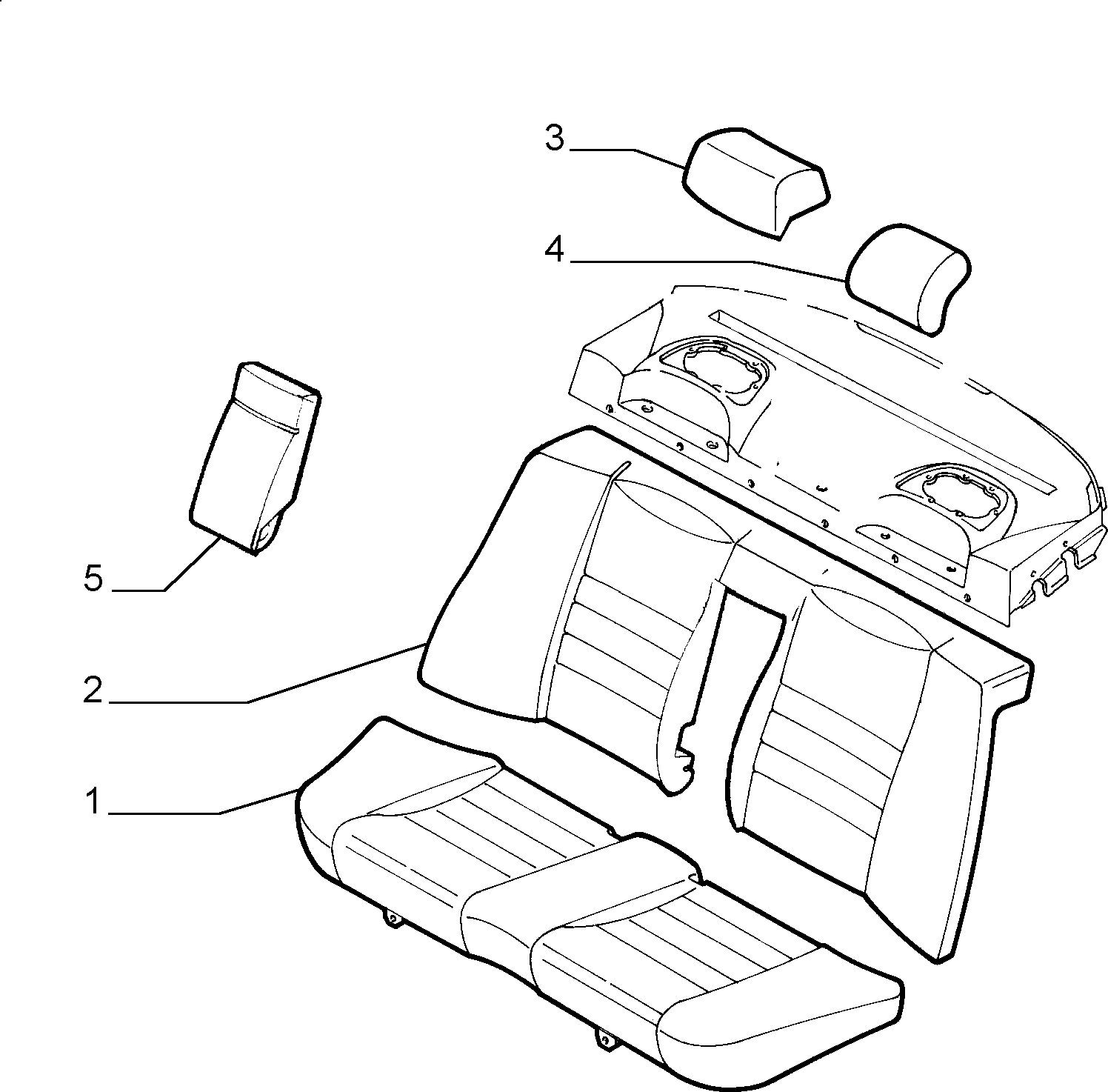 70615/00 REAR SEAT LINING