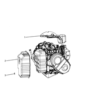 21201-030 AUTOMATIC TRANSMISSION CASE AND COVERS