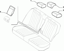 70615/01 REAR SEAT LINING 