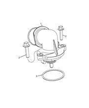 10402-020 THERMOSTAT AND WATER PIPES