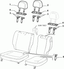 70613/00 REAR SEAT 
