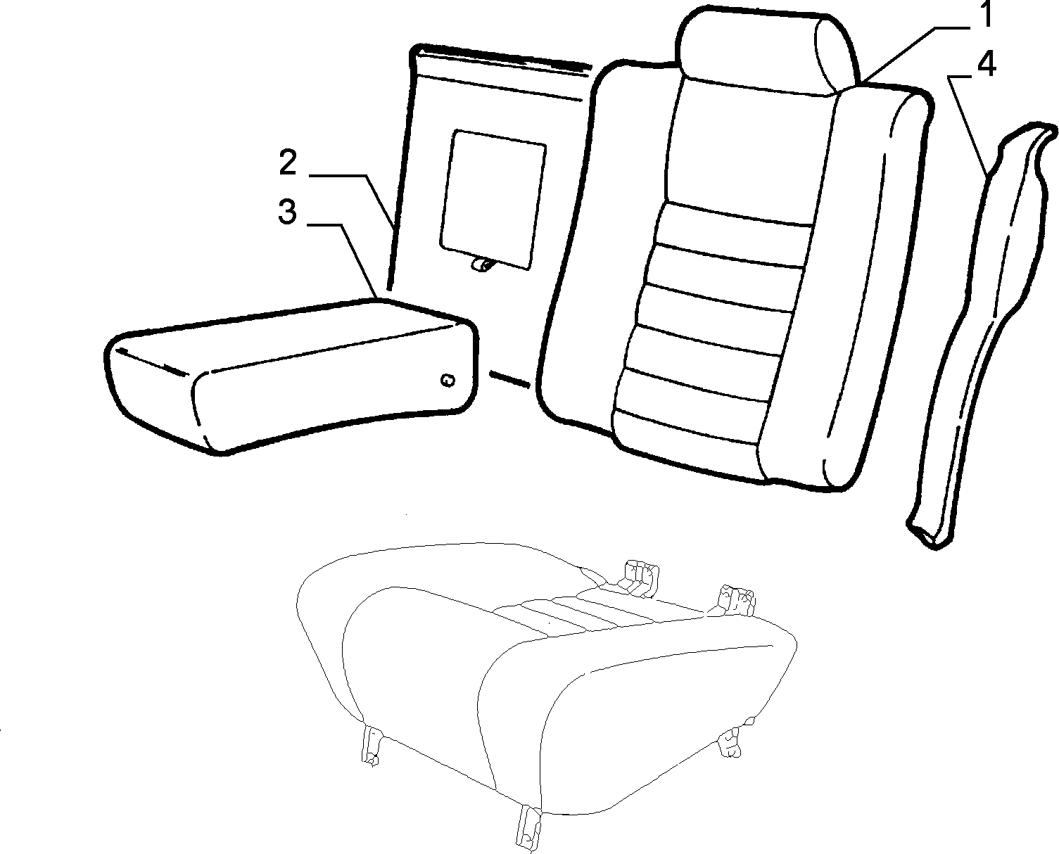 70613/04 REAR SEAT