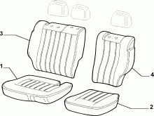 70615/00 REAR SEAT LINING