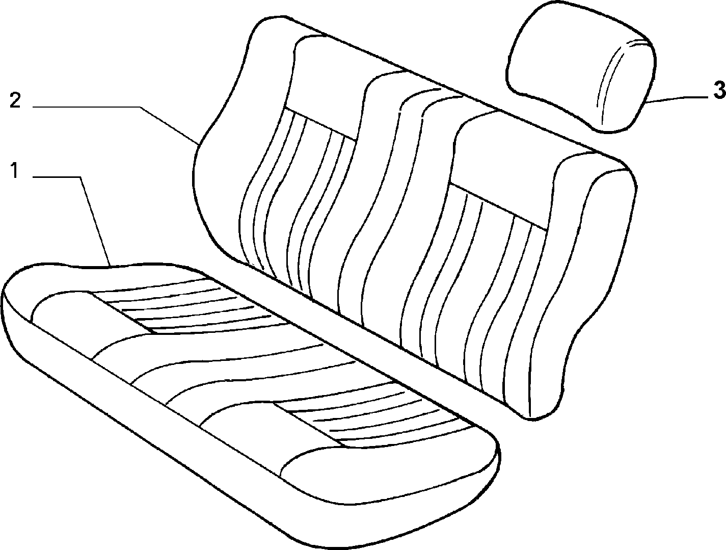 70615/01 REAR SEAT LINING