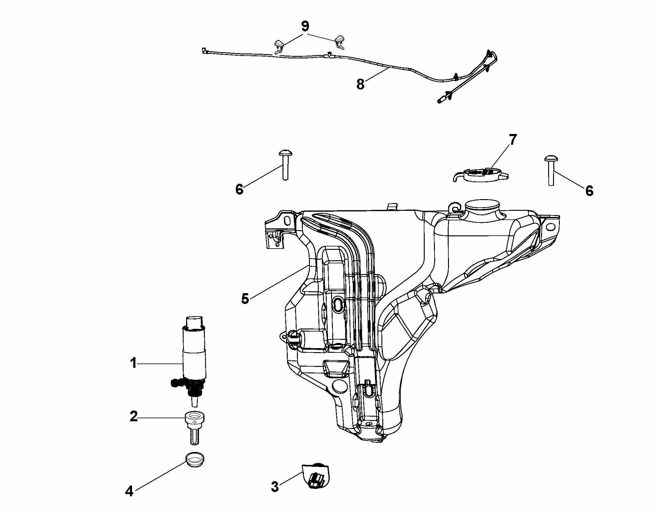55514-030 WINDSHIELD WIPER RESERVOIR