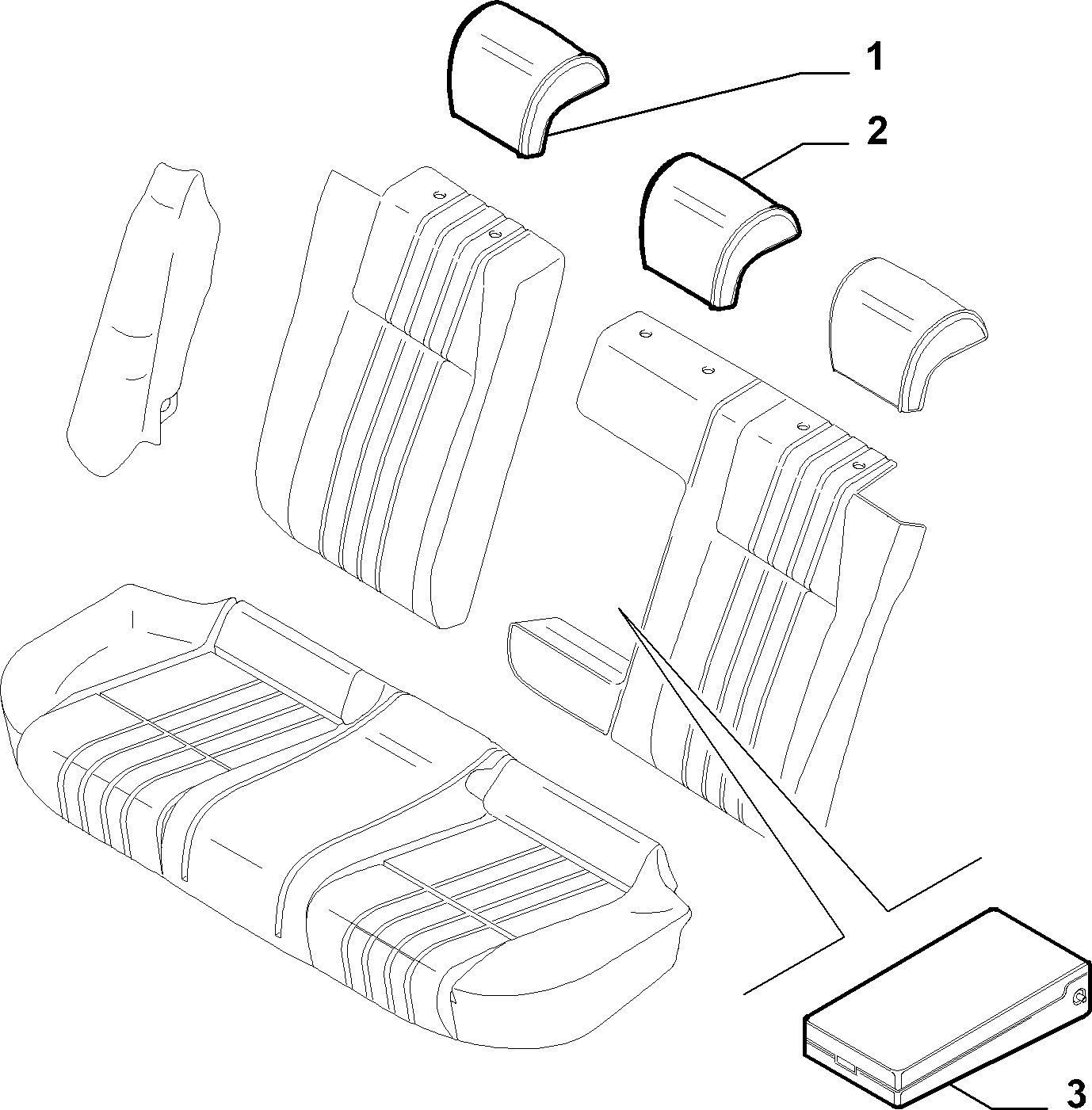 70615/02 REAR SEAT LINING