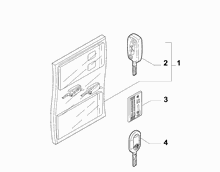 55202-020 KEY KIT AND OPENING SYSTEM