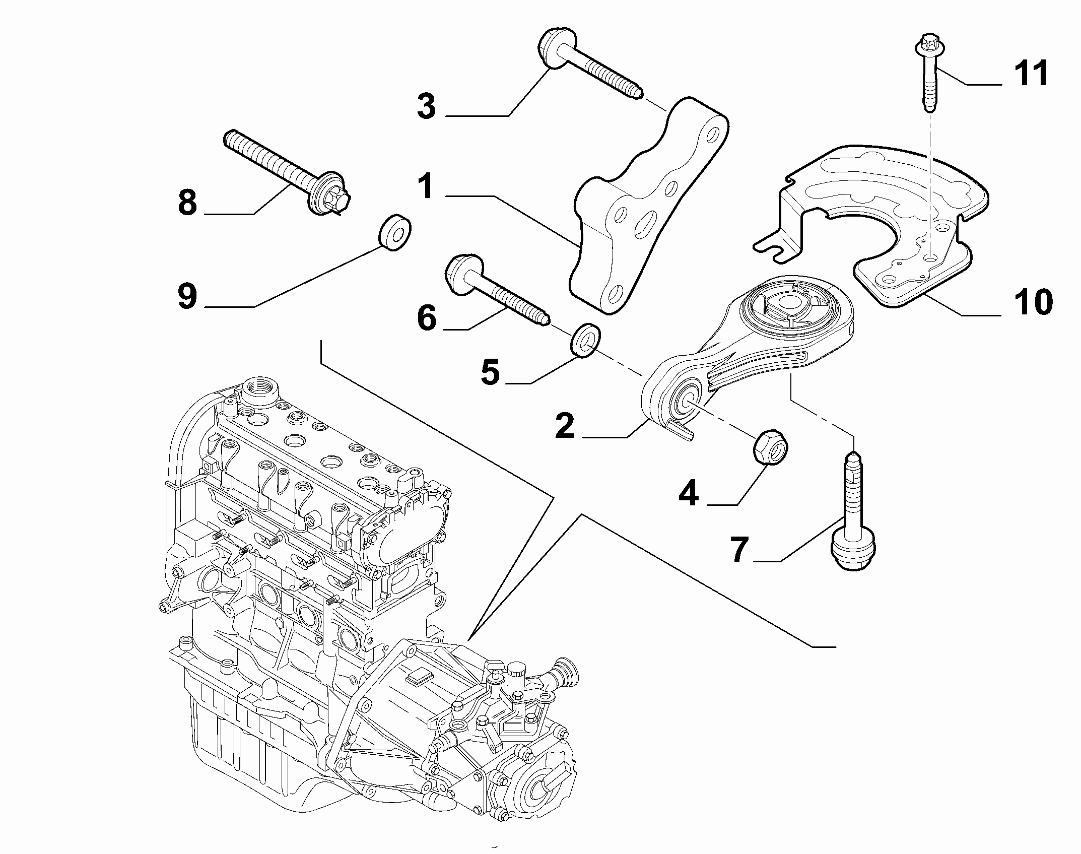 10002-030 AXLE INLET SCREW ANCHOR AND TENSION ROD SUSPENSION