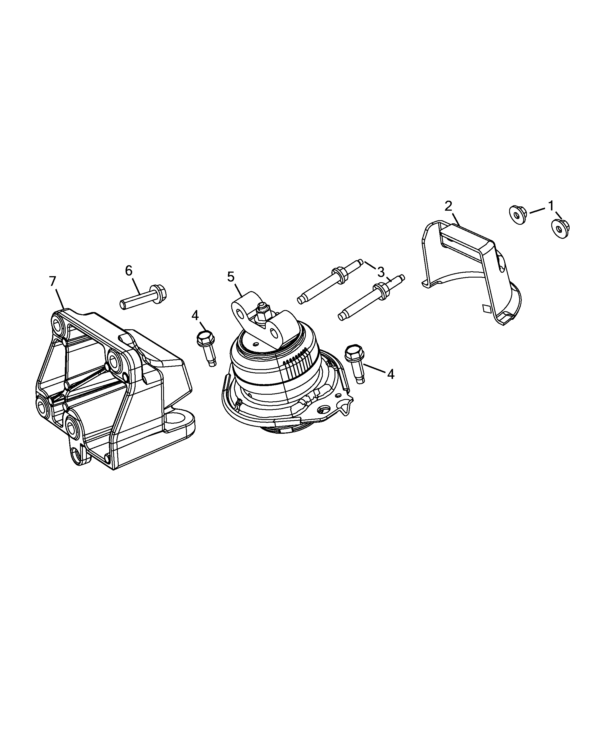10003-010 ENGINE  SUPPORT