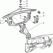70002/00 КУЗОВ, РАМЫ (ПЕРЕДНЯЯ ЧАСТЬ) 