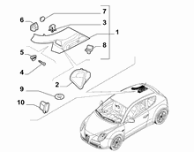 70523-040 INNER REAR PILLAR AND QUARTER GLASS TRIMS