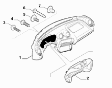 70502-010 DASHBOARD INSTRUMENT HOLDER