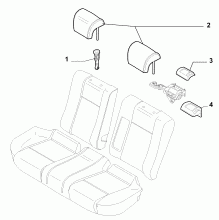 70613/00 REAR SEAT 