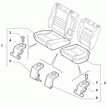 70613/05 REAR SEAT