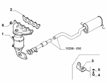 10258-010 FRONT PIPING