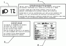 70750/00 ПРЕДУПР. ТАБЛИЧКИ И ИНСТРУКЦИИ 