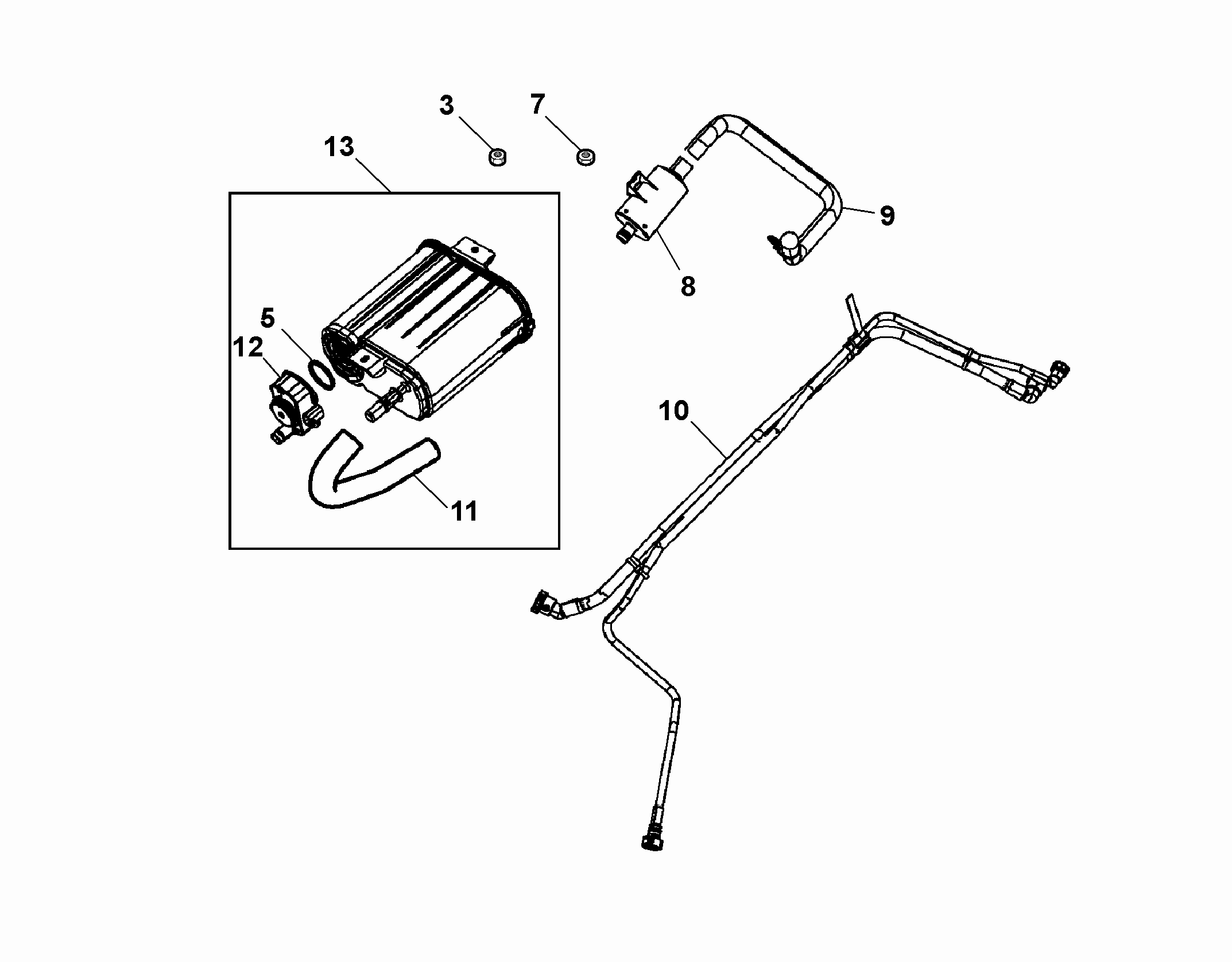 10201-040 FUEL EMISSION FILTER