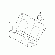 70615/10 REAR SEAT LINING